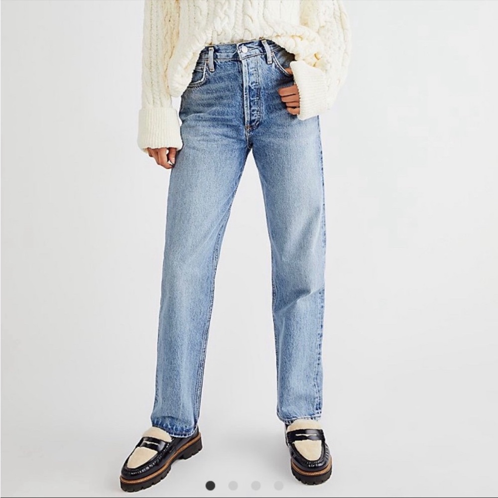 NWOT AGOLDE Pinch Waist 90's Jean in Endless
